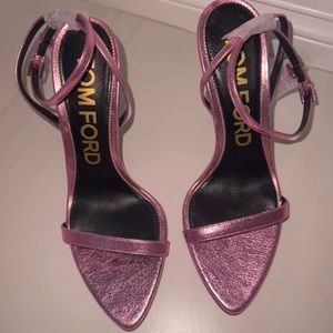 Pink Tom Ford Padlock Heels.